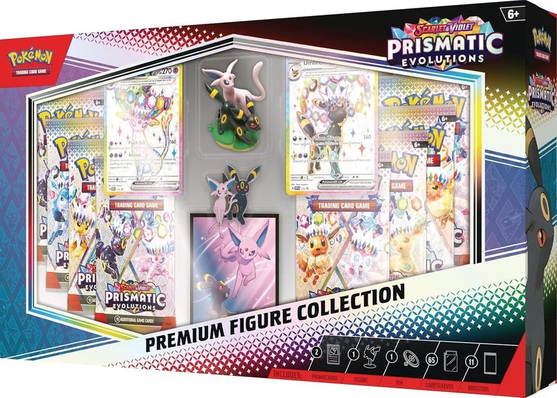Pokemon TCG: Scarlet & Violet - Prismatic Evolutions Premium Figure Collection Card Game Pokemon
