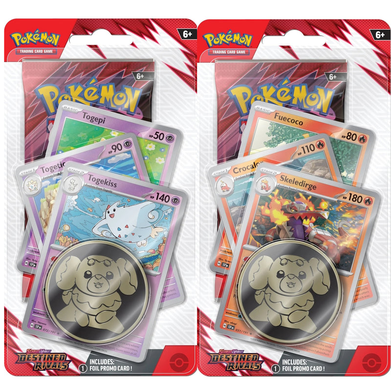 Pokemon TCG: Scarlet & Violet - Destined Rivals Checklane Blister Bundle Card Game Pokemon