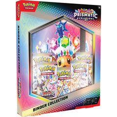 Pokemon TCG: Scarlet & Violet Prismatic Evolutions Binder Collection - 5 Packs Card Game Pokemon   