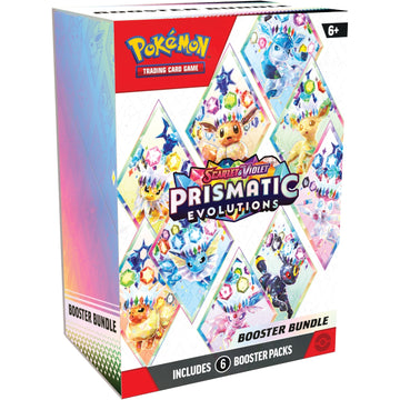 Pokemon TCG: Scarlet & Violet Prismatic Evolutions Prismatic Evolutions Booster Bundle - 6 Packs Card Game Pokemon   