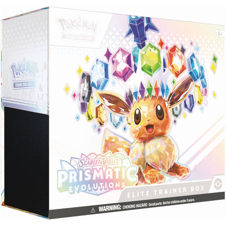 Pokemon TCG: Scarlet & Violet Prismatic Evolutions Elite Trainer Box - 9 Packs Card Game Pokemon   