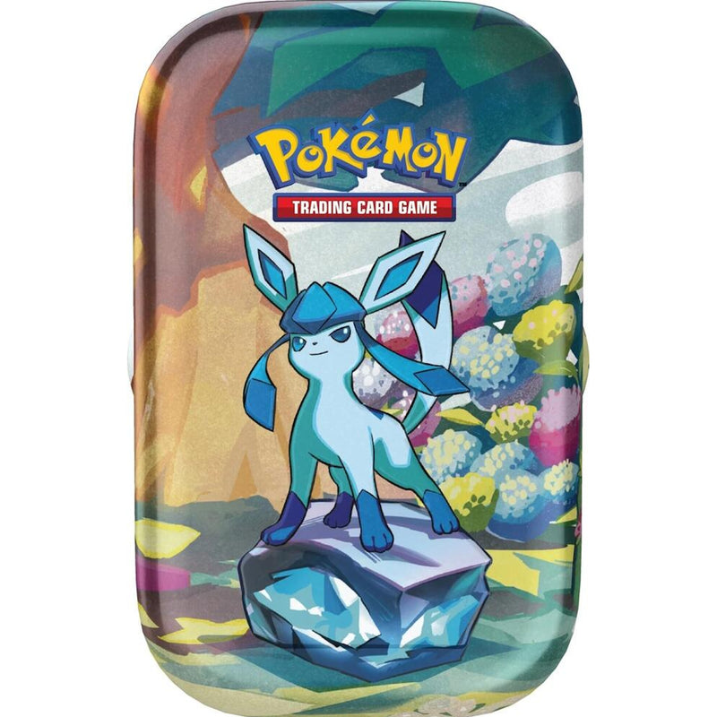 Pokemon TCG: Scarlet & Violet Prismatic Evolutions Mini Tin - Glaceon Card Game Pokemon