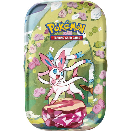 Pokemon TCG: Scarlet & Violet Prismatic Evolutions Mini Tin - Sylveon Card Game Pokemon