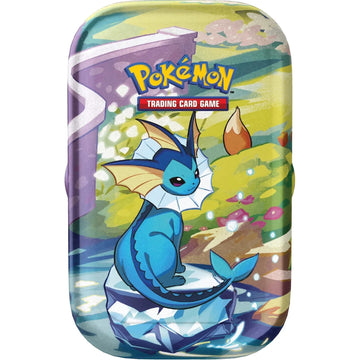 Pokemon TCG: Scarlet & Violet Prismatic Evolutions Mini Tin - Vaporeon Card Game Pokemon