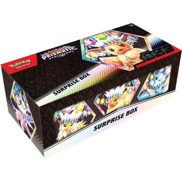 Pokemon TCG: Scarlet & Violet Prismatic Evolutions Prismatic Evolutions Surprise Box - 4 Packs Card Game Pokemon   