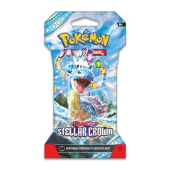 Pokemon TCG: Scarlet & Violet - Stellar Crown Sleeved Booster Pack - One Random Pack Card Game Pokemon   