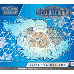 Pokemon TCG: Scarlet & Violet - Stellar Crown Elite Trainer Box - 9 Packs Card Game Pokemon   