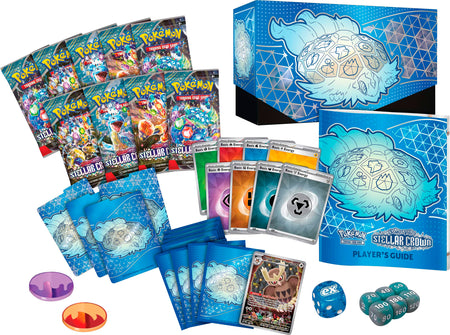 Pokemon TCG: Scarlet & Violet - Stellar Crown Elite Trainer Box - 9 Booster Packs Card Game Pokemon