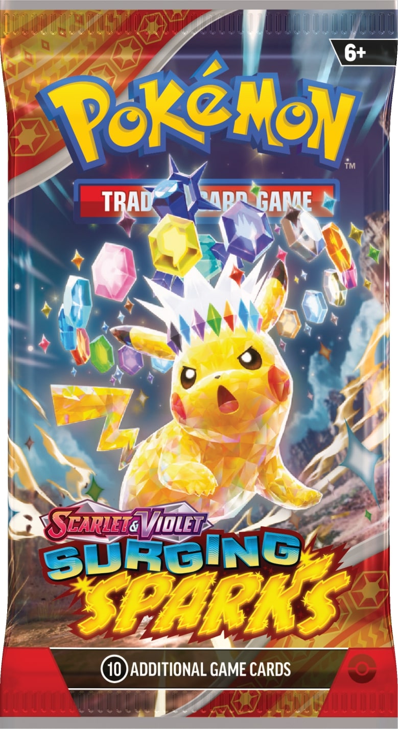 Pokemon TCG: Scarlet & Violet - Surging Sparks Elite Trainer Box - 9 Packs Card Game Pokemon   