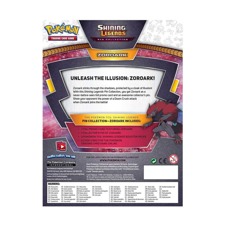 Pokemon TCG: Shining Legends Pin Collection – Zoroark Card Game Pokemon