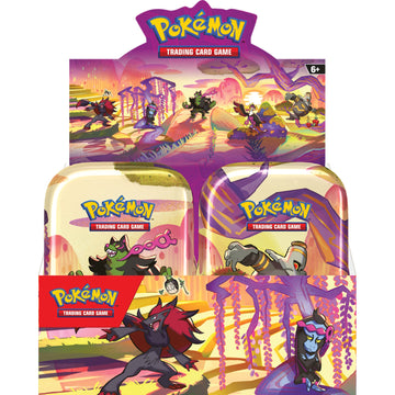 Pokemon TCG: Scarlet & Violet - Shrouded Fable Mini Tin Display - 10 Tins Card Game Pokemon   