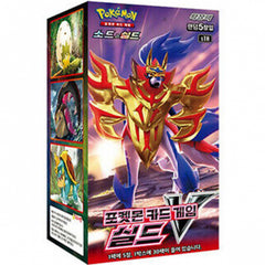 Pokemon TCG: Sword and Shield SHIELD V Booster Box (Korean) - 30 Packs Card Game Pokemon