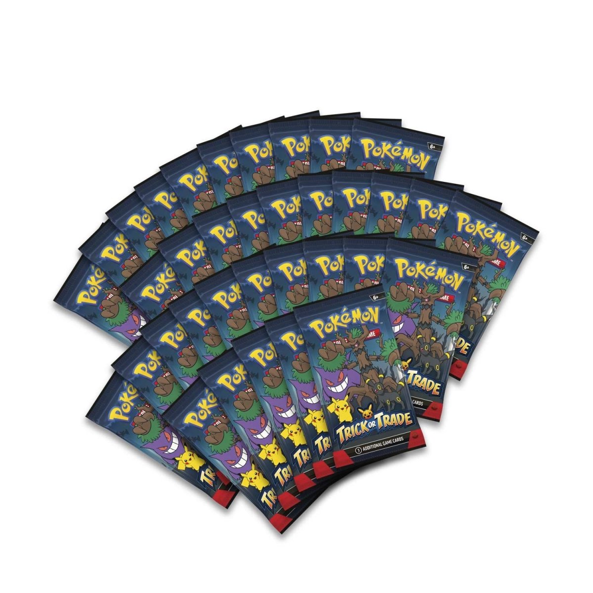 Pokémon trick or treat halloween booster packs SET 2024 OF 6