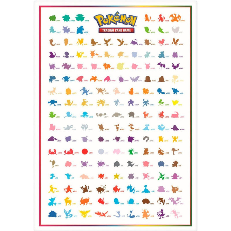 Pokemon TCG: Scarlet & Violet - 151 Poster Collection Card Game Pokemon   