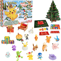 Pokemon 2024 Holiday Limited Edition Advent Calendar - Jazwares Exclusive Toys & Games Jazwares