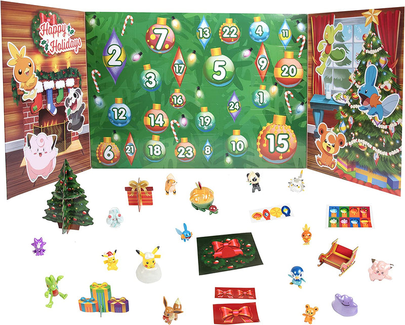 Pokemon 2024 Holiday Limited Edition Advent Calendar - Jazwares Exclusive Toys & Games Jazwares