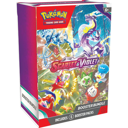 Pokemon TCG: Scarlet & Violet Booster Bundle - 6 Packs Card Game Pokemon   