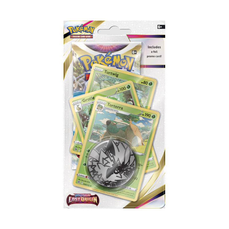 Pokemon TCG: Sword & Shield: Lost Origin Checklane Blister - Torterra & Infernape - 2 Pack Card Game Pokemon   