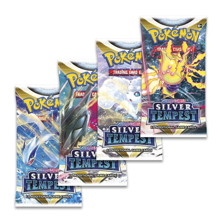 Pokemon TCG: Sword & Shield - Silver Tempest Booster Packs - 8 Packs Card Game Pokemon   