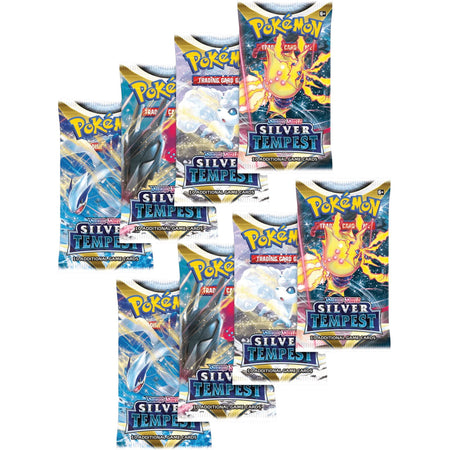 Pokemon TCG: Sword & Shield - Silver Tempest Booster Packs - 8 Packs Card Game Pokemon   