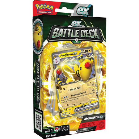 Pokemon TCG: Ampharos ex Battle Deck Card Game Pokemon   