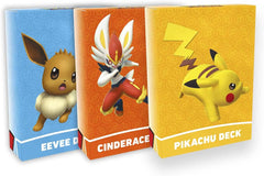 Pokemon TCG: Battle Academy - Cinderace V, Pikachu V & Eevee V Card Game Pokemon   