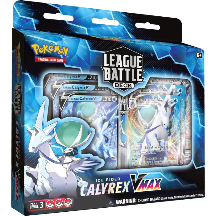 Pokemon TCG: Calyrex VMax League Battle Deck Display - Shadow Rider or Ice Rider - 6 Decks Card Game Pokemon   