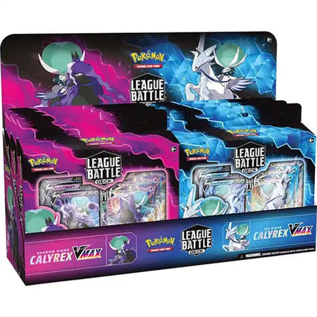 Pokemon TCG: Calyrex VMax League Battle Deck Display - Shadow Rider or Ice Rider - 6 Decks Card Game Pokemon   