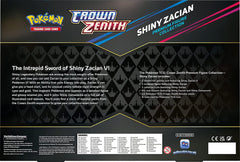 Pokemon TCG: Crown Zenith Premium Figure Collection - Shiny Zacian Card Game Pokemon   