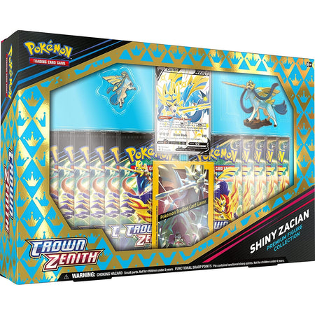 Pokemon TCG: Crown Zenith Premium Figure Collection - Shiny Zacian Card Game Pokemon   