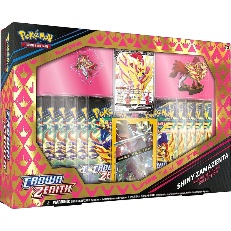 Pokemon TCG: Crown Zenith Premium Figure Collection - Shiny Zamazenta Card Game Pokemon   