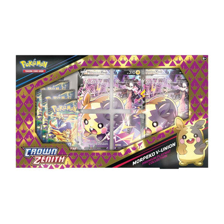Pokemon TCG: Crown Zenith Premium Playmat Collection Box - Morpeko V-Union Card Game Pokemon