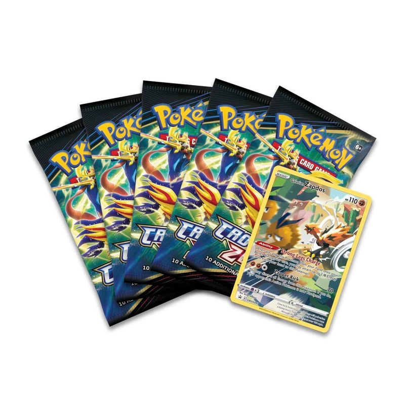 Pokemon TCG: Crown Zenith Tin - Galarian Zapdos Card Game Pokemon   