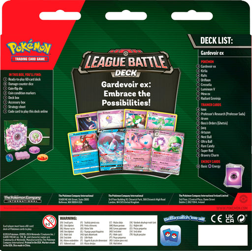Pokemon TCG: Gardevoir EX League Battle Deck Card Game Pokemon   