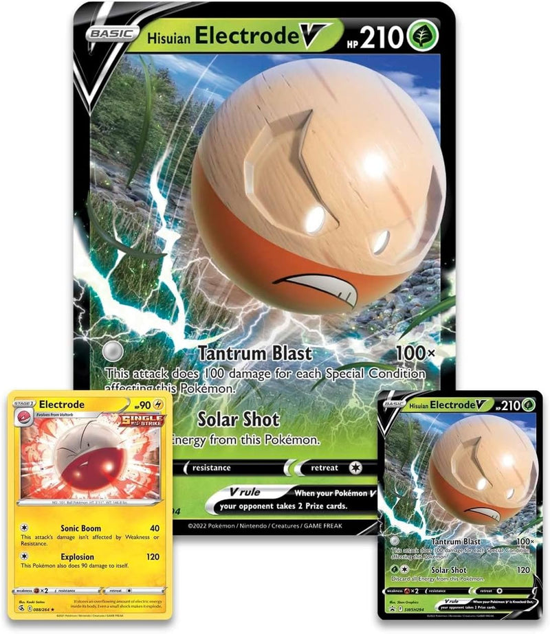 Pokemon TCG: Hisuian Electrode V Box Card Game Pokemon   