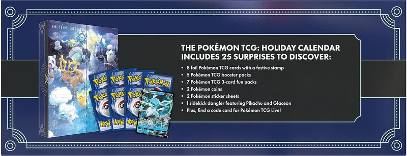 Pokemon TCG: 2023 Holiday Advent Calendar [Toys, Ages 4+] Toys & Games Pokemon   