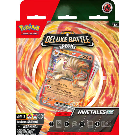 Pokemon TCG: Ninetales ex - Deluxe Battle Deck Card Game Pokemon   