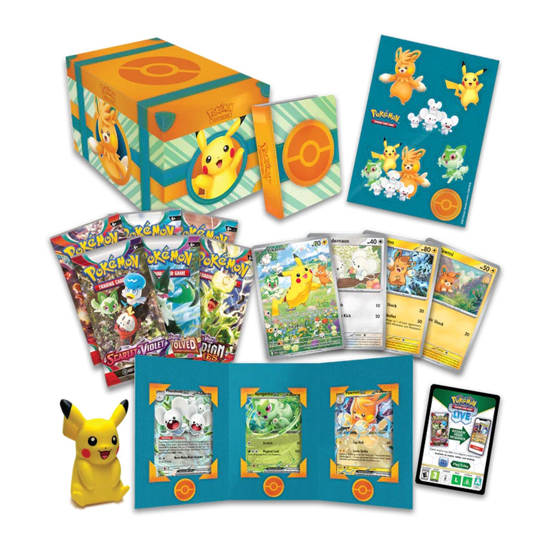 Pokemon TCG: Paldea Adventure Chest Card Game Pokemon   