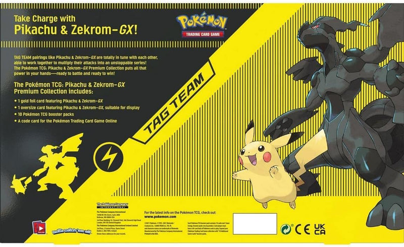 Pokemon TCG: Pikachu & Zekrom-GX Premium Collection Box Card Game Pokemon   