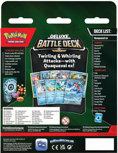 Pokemon TCG: Quaquaval Ex Deluxe Battle Deck Card Game Pokemon   