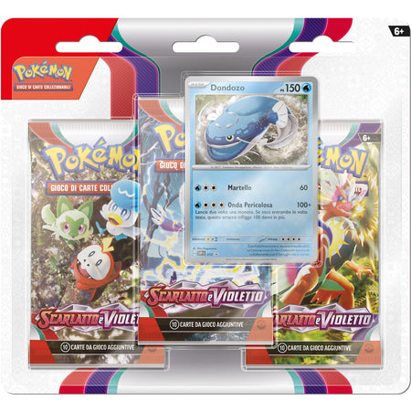 Pokemon TCG: Scarlet & Violet 3 Booster Packs & Dondozo Promo Card Card Game Pokemon   