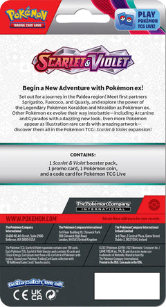 Pokemon TCG: Scarlet & Violet Checklane Blister Booster Pack - Espathra Card Game Pokemon   