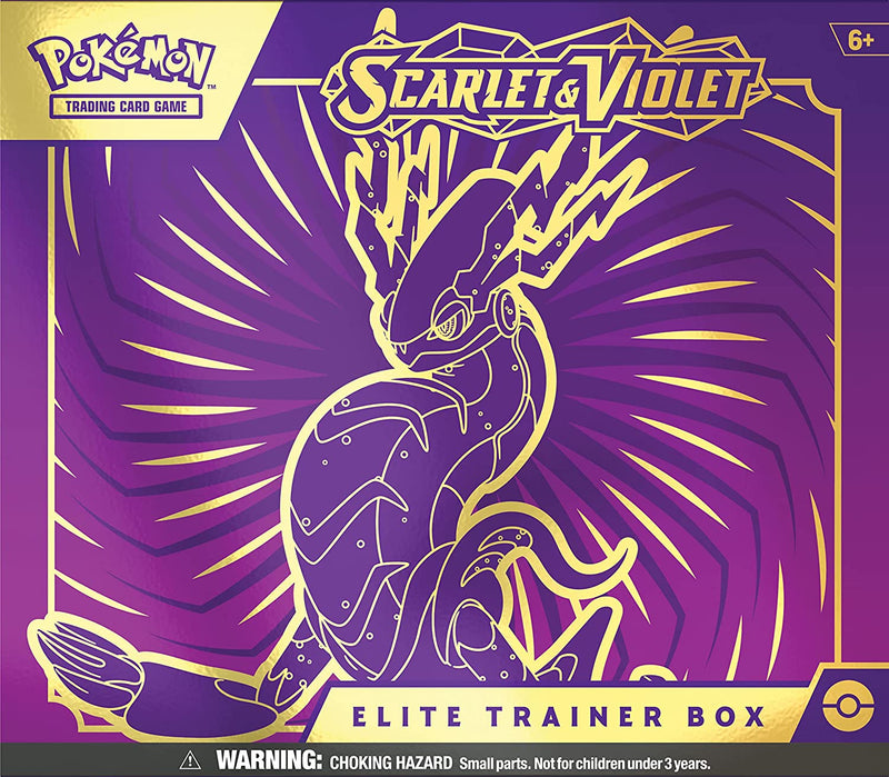 Pokemon TCG: Scarlet & Violet Elite Trainer Box - Miraidon Card Game Pokemon   