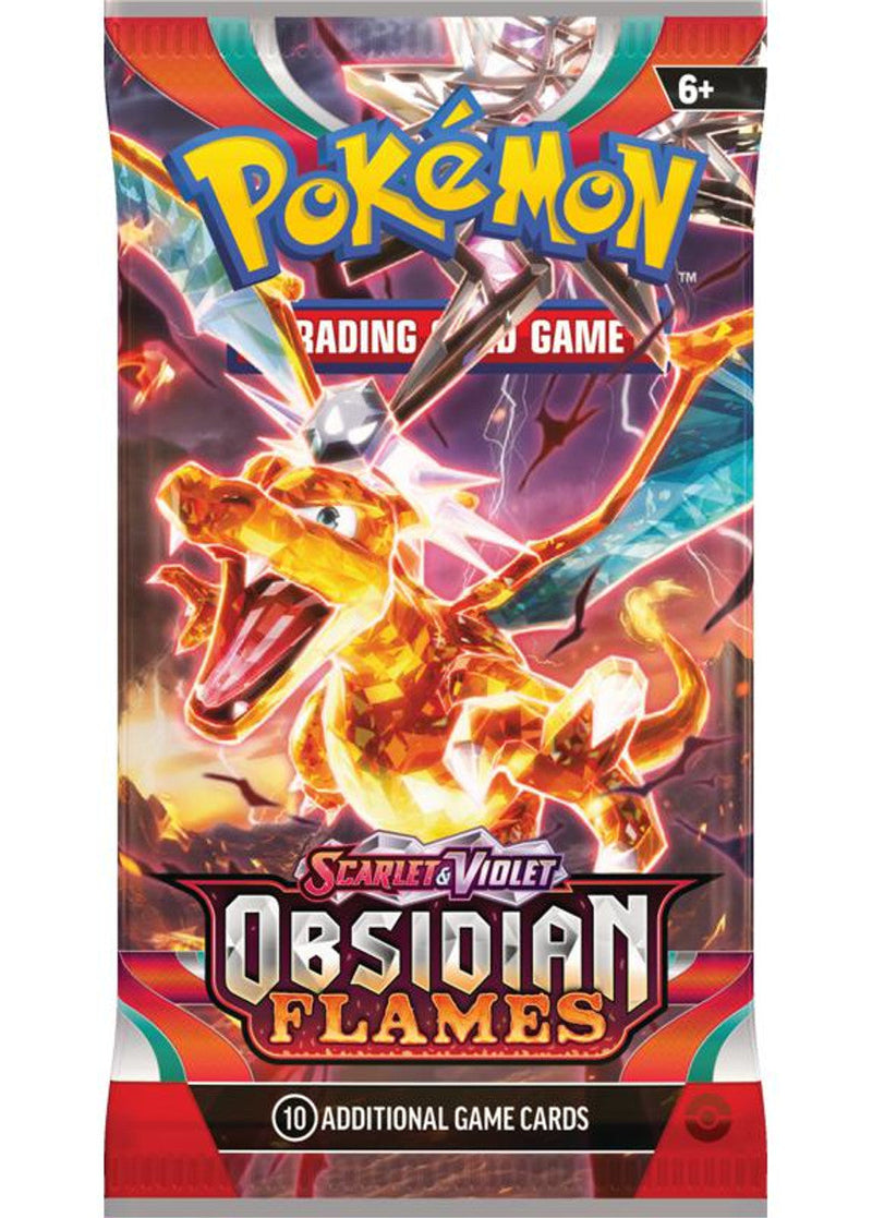 Pokemon TCG: Scarlet & Violet Obsidian Flames Mini Portfolio + 1 Booster Pack Card Game Pokemon   