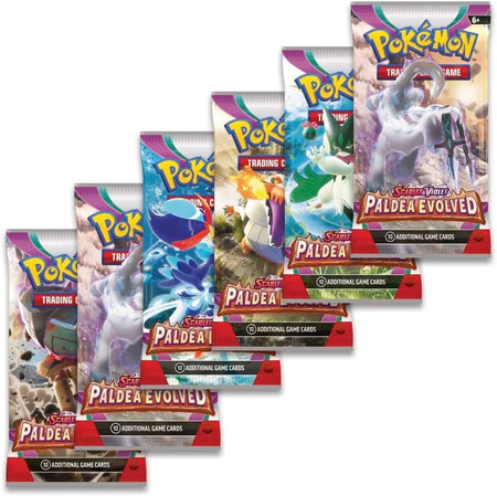 Pokemon TCG: Scarlet & Violet - Paldea Evolved Booster Bundle - 6 Packs Card Game Pokemon   