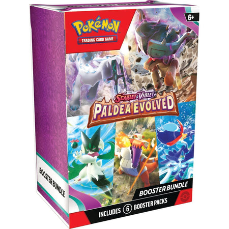 Pokemon TCG: Scarlet & Violet - Paldea Evolved Booster Bundle - 6 Packs Card Game Pokemon   