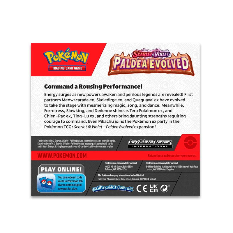 Pokemon TCG: Scarlet & Violet - Paldea Evolved Booster Display Box Card Game Pokemon   