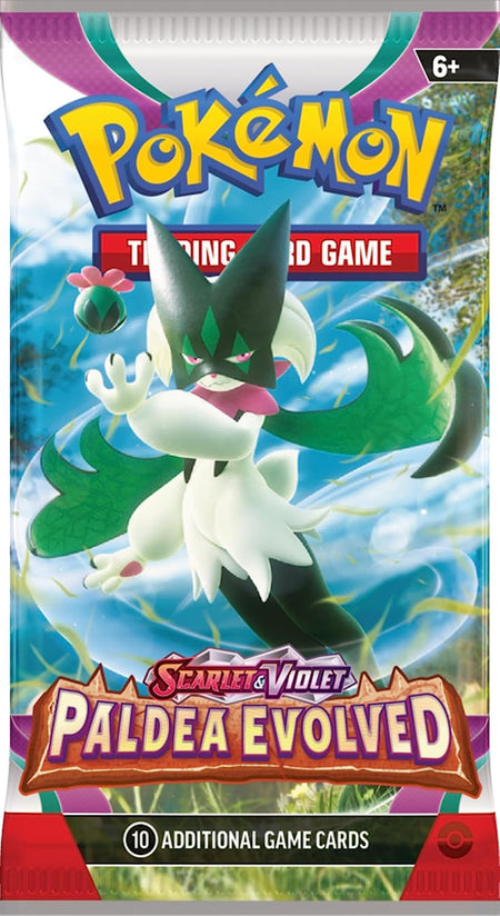 Pokemon TCG: Scarlet & Violet - Paldea Evolved Checklane Blister Pack - Growlithe and Smoliv Card Game Pokemon   