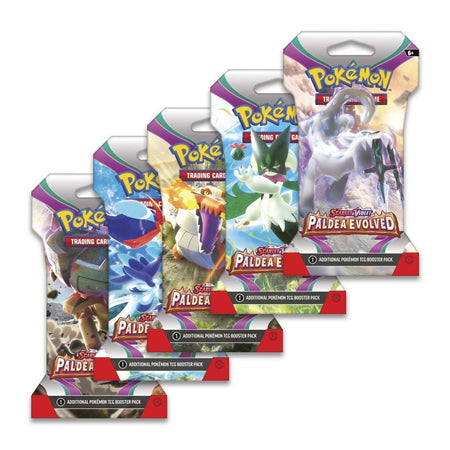 Pokemon TCG: Scarlet & Violet - Paldea Evolved Sleeved Booster Pack Card Game Pokemon   