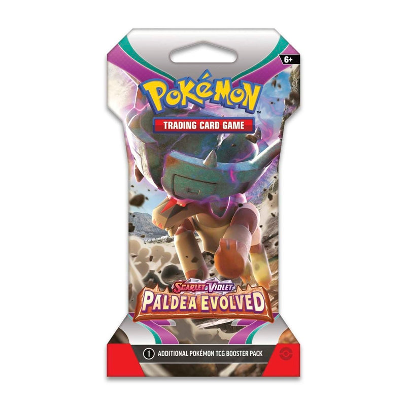 Pokemon TCG: Scarlet & Violet - Paldea Evolved Sleeved Booster Pack Card Game Pokemon   